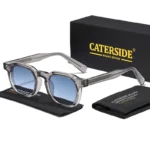 CATERSIDE Fashion Men Sunglasses Small Frame Square Personalized Design Sun