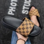 Summer Checkerboard Checkered Color-blocking Fashionable and Durable - Image 3