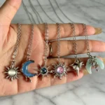 6-piece Bohemian Sun Necklace Fashion Niche Necklace Set