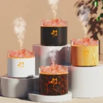 Crystal Salt Stone Aromatherapy Machine Colorful Atmosphere Lamp Atomization