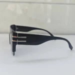 Luxury Shield Sunglasses Men Women Y2K Oversized Rimless One Piece Sun - Image 5