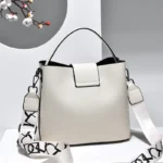 Fashion Handbags High Quality Soft Leather Shoulder Bucket Bag Women - Image 5