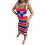 women's clothing autumn/winter new fashionable contrasting color Christmas - Image 5