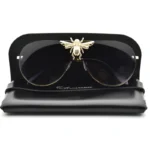 Classic Luxury Bee Vintage Sunglasses Fashion Designer Pilot Style Sun Glasses