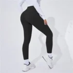High Waist Yoga Warm Leggins Sports Tights Thermal Woman Running Pants Se - Image 3