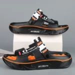 Summer Men's Massage Slippers Indoor Outdoor Sandals Beach Comfortable Soft Slides