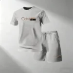 2026 Summer Men's Streetwear 2 Piece Set O-Neck T-Shirt+Sports Shorts Quick Dry - Image 6