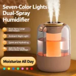 Double Spray Humidifier, Ambient Light, Silent Fog, Intelligent Sensor - Image 5
