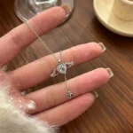 Zircon Moonstone Planet Necklaces for Women Girls Gold Color Fashion - Image 5