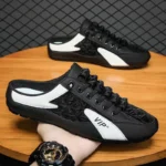 2025 Summer Slippers for Men Trendy Men's Flat Bottom Casual Shoes Soft Sole