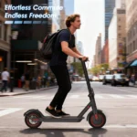 350W Electric Scooter for Adults 19mph Top Speed 21 Miles Max Range Foldable - Image 3