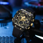 SMAEL 8109 New Men's Square Dual Display Sport Watch - 50M Waterproof Luminous - Image 2