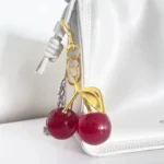 Cherry Keychain Bag Pendant Shoulder Strap Extension Bag Strap Extension - Image 3