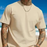 Minimalist and versatile basic style summer solid color short-sleeve shirt