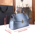 2025 New Crocodile Pattern Large Capacity Handbag Vintage Ladies Single Shoulder - Image 3