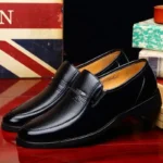 Leather Men Formal Shoes Luxury Brand 2023 Men's Loafers Dress Moccasins Breathable - Image 3