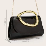 Women's Evening Bag, Fashionable Handle, Lightweight Women's Clutch, Makeup Bag, Wallet - Image 6