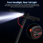 350W Electric Scooter for Adults 19mph Top Speed 21 Miles Max Range Foldable - Image 7