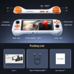 K56 Android 14 portable gaming console with 5.5-inch touchscreen and over 50 retro