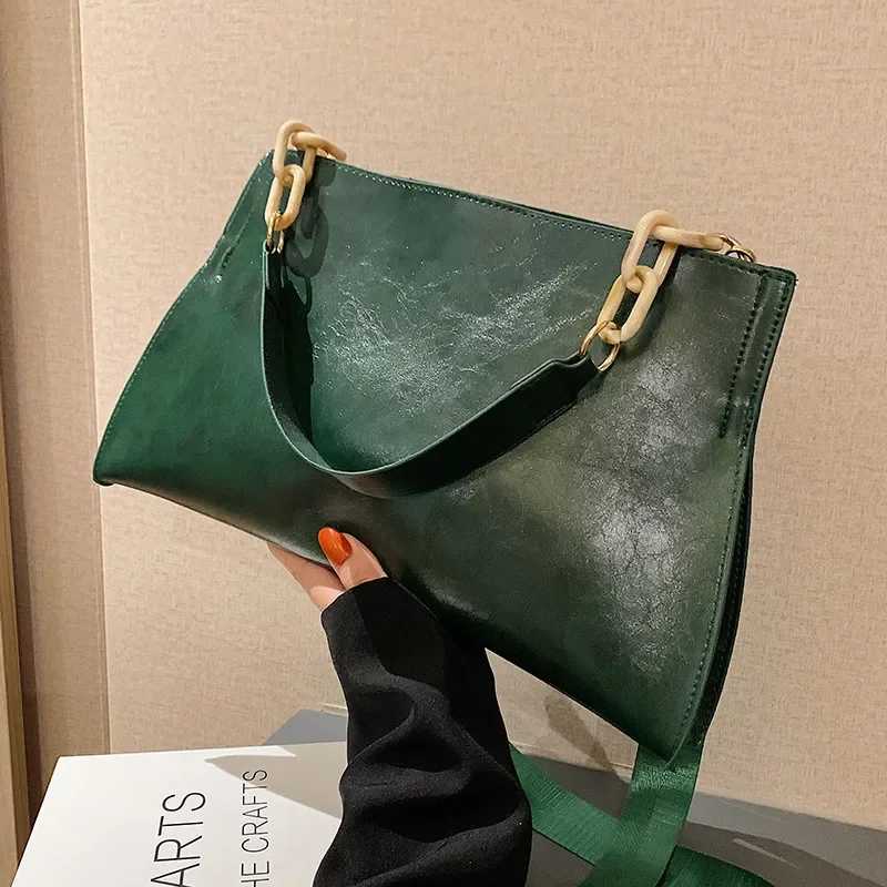 kf-S6b136e5fa5e34a0382ec784471e4979d3 2024 New Design Handbags Women Shoulder Bag Soft Synthetic Leather Crossbody - Image 1