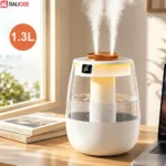 Air Humidifier 1.3L Large Capacity Double Spray Humidifier for Home Bedroom