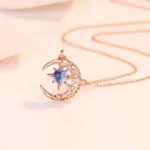 LATS Star Moon Pendant Necklaces for Women Simple Clavicle Chain - Image 6