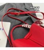 Hot Selling Simplicity High-end Women's Crossbody Bag PU Material Versatile Bucket - Image 3