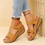 Summer Wedge Sandals for Women 2025 New Fashion Non Slip Beach Shoes Woman - Image 4