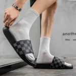 Summer Checkerboard Checkered Color-blocking Fashionable and Durable - Image 4