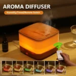 New Desktop Air Diffuser Rubik's Cube Remote Control Humidifier Home Colorful