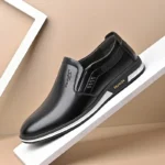 Leather Shoes for Men Designer Loafers High Quality Adult Moccasins Men Driving - Image 4