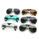 Classic Aviation Sunglasses Women Brand Designer Cattle Head 00 - Image 5