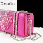 QueenaYan Elegant African-Inspired Evening Shoes and Handmade Clutch Set Pointed - Image 3