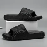 Man Fashion Sandals Solid Beach Slippers Summer Non Slip Sandals Soft Unisex Slides