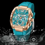 LIGE Original Brand Fashion Mens Watches Sport Military Chronograph Calendar Silicone - Image 4