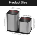 Knife Stand Holder For Kitchen Knife Stainless Steel Knife Holder Stand Cutlery Holder - Image 6