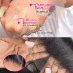 42 44 Inch 13x4 13x6 HD Transparent Body Wave Lace Frontal Wigs For Women - Image 3