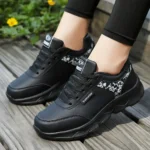 Women's Lightweight Lace-Up Casual Running Shoes, All Season Sneakers - Image 2