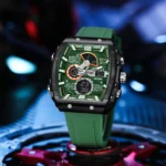 SMAEL 8109 New Men's Square Dual Display Sport Watch - 50M Waterproof Luminous - Image 3