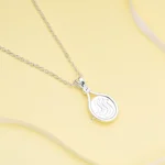 Catuni Shell Mermaid H2O Openable Pendant Necklace Silver Color Inlaid Crystal Zircon - Image 4