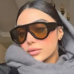 New Classic Thick Frame Oversized Sunglasses Women Men Fashion Luxury Big Frame - Image 6