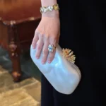 2026 New Shoulder Bag For Women Acrylic Alloy Flower Shell Bag Ladies Fashion Wedding - Image 5