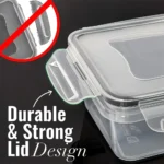 8-PC BPA-Free Airtight Food Containers with Locking Lids - Microwave/Freezer - Image 6