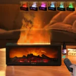 Air Aroma Humidifier Essential Oils Humidifier Flame Fragrance Diffuser Home