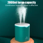 2000ML USB Air Humidifier Double Spray Port Essential Oil Aromatherapy Humificador - Image 2