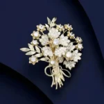 Elegant Tree of Life Pins, Bouquet Brooch, Luxury Ladies Fashion