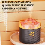 Crystal Salt Stone Aromatherapy Machine Colorful Atmosphere Lamp Atomization - Image 3