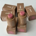 RHODE Cheek Blush Cream Blusher Stick Lip Gloss Phone Case For iPhone 15 16 17 Ribbon SALTY TAN Raspberry Espresso Lipstick INS - Image 2
