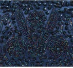 Women's Retro Small Totes Evening Bags Beaded Embroidered Ladies Clutch Purse Shoulder - Image 2