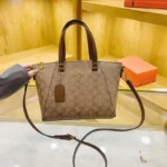 Vintage Original Textured Diaper Bag Square Satchel Women Luxury Purse Handbag - Image 5